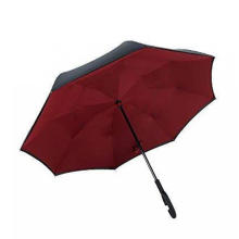 Portable sun umbrella red